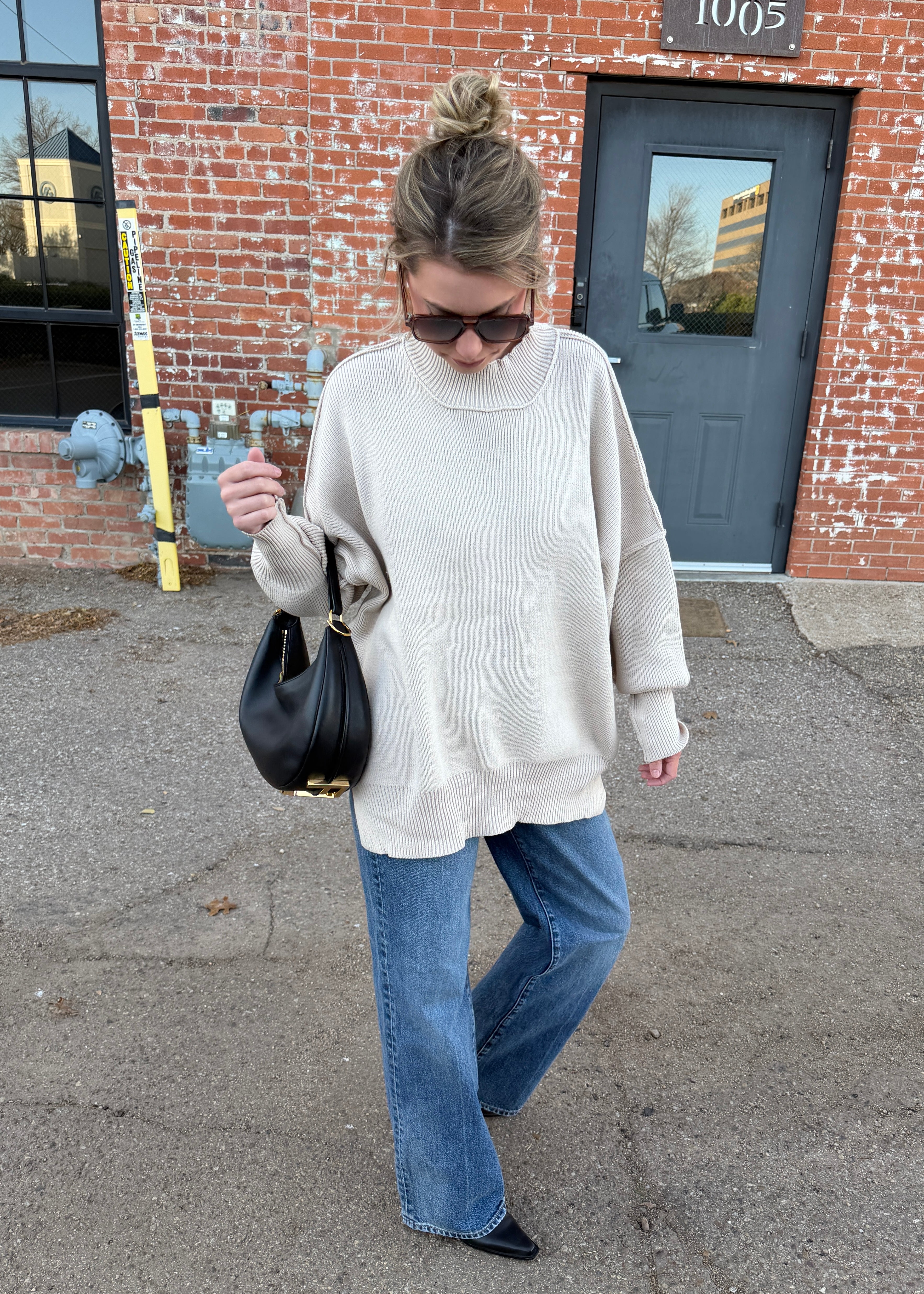 THE SOFT LAUNCH SWEATER | SAND