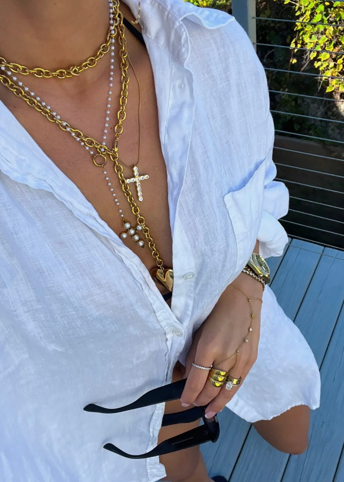 THE DEMI CROSS NECKLACE